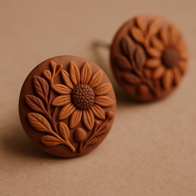 clay earrings